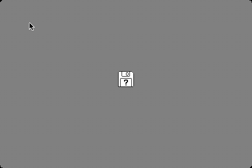 Macintosh startup disk missing