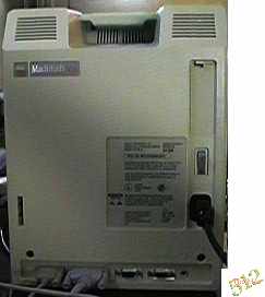 Back of the Mac 512Ke