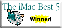 The iMac Best 5 winner award