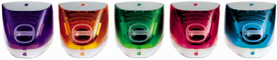 The colored iMacs