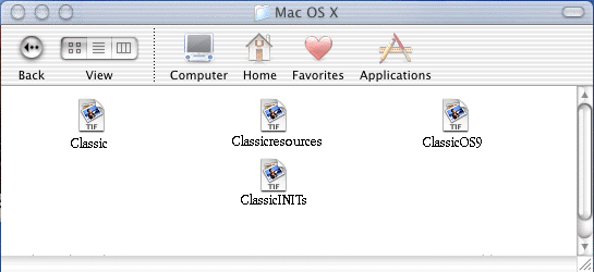 A group of icons of Classic