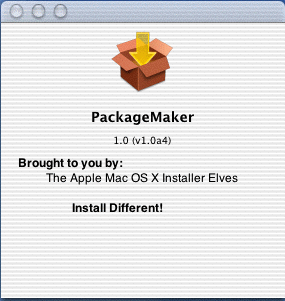 PackgeMaker About box