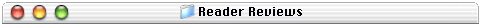 Readers Reviews banner bar